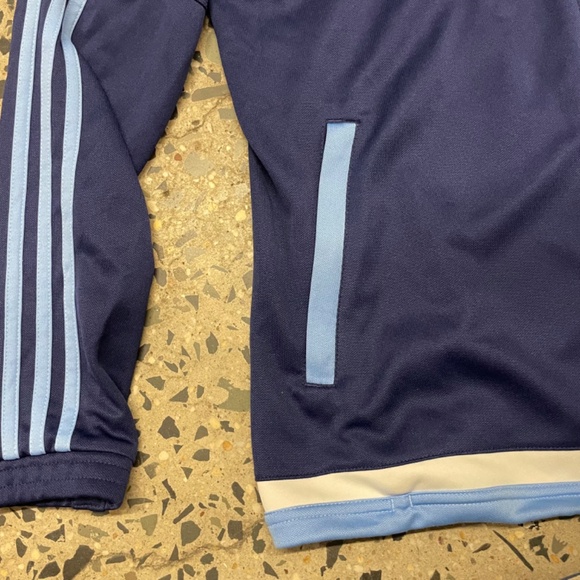 ADIDAS NEW YORK CITY FC 2023 ANTHEM JACKET BLUE - Picture 4 of 6